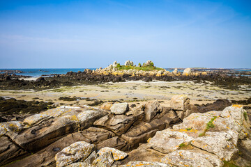 Fototapeta na wymiar Chausey island Brittany, France