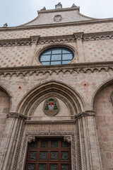 Facade of Vicenza Cathedral, Veneto, Italy, Europe, World Heritage Site