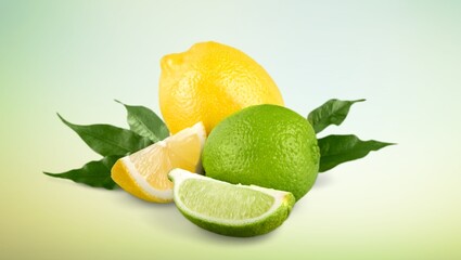 yuzu fruits or yellow lemon on the desk