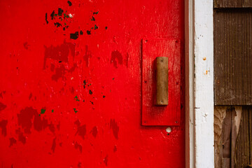 old red door