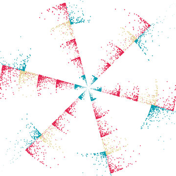 Noise gradient swirl algorithm implementation illustration