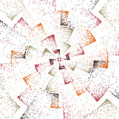 Noise gradient swirl algorithm implementation illustration