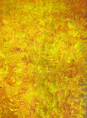 Bright stone weathered textured background in yellow, red, orange colors, scratched surface