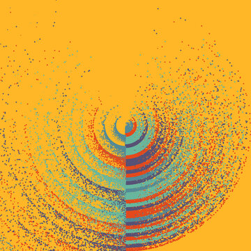 Noise gradient swirl algorithm implementation illustration