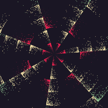 Noise gradient swirl algorithm implementation illustration
