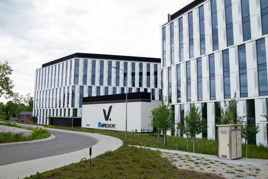 AFI V. Offices Kraków business center at 29 Listopada avenue. Office building, headquarters of AFI Europe Poland on May 29, 2022 in Krakow, Poland.