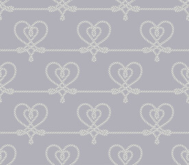 Rope seamless pattern, great for wallpaper and textile.