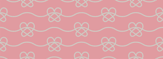 Rope seamless pattern, great for wallpaper and textile.