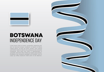 Botswana Independence day background for national celebration on September 30.