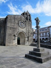 Fototapeta na wymiar Iglesia de Santa Maria de Azogue Betanzos Galicia España