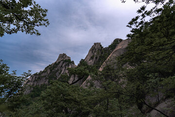 Bukhansan national park (Dobong san peak), Seoul, Korea