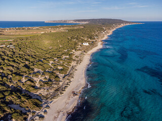 Migjorn beach, Formentera, Pitiusas Islands, Balearic Community, Spain