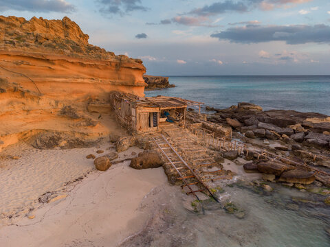 Es Cal&oacute; des Mort, Formentera, Pitiusas Islands, Balearic Community, Spain
