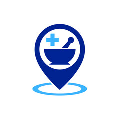 Medicine Bowl Logo can be use for icon, sign and logo
