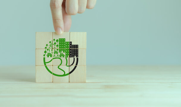Greenwashing concept. Company investing more time and money on marketing their products or brand as &ldquo;green&rdquo; rather than actually doing the hard work to ensure that it is sustainable. PR efforts.
