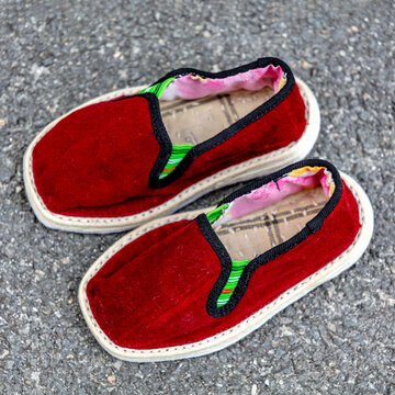 Intangible cultural heritage of traditional handmade shoes and folk crafts