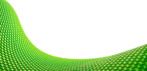 green flexible bend abstract trellised or cellular background