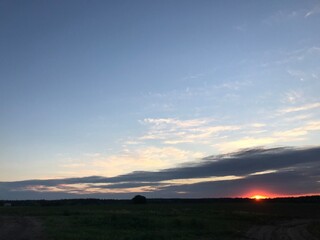 sunrise over the mountains
