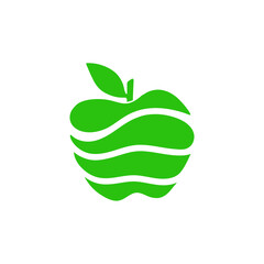 green apple slices logo