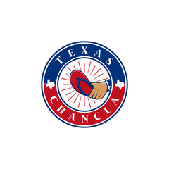 slapping hand logo using slippers