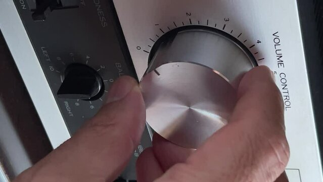 Turning up the volume on my music amplifier