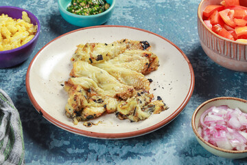 preparation of making begun varta or barbeque of brinjal