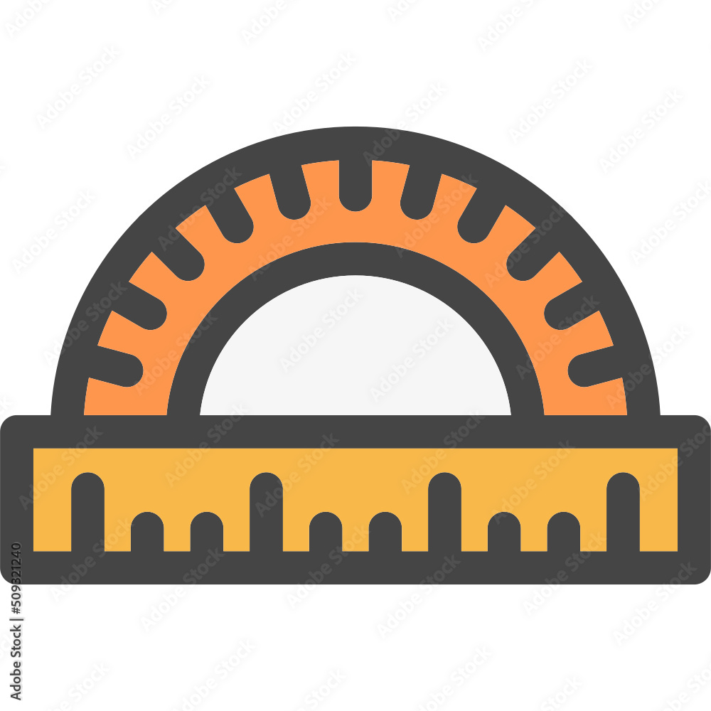 Wall mural 2 - protractor icon