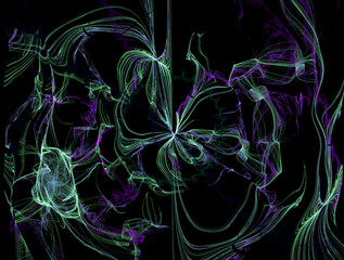 Imaginatory fractal abstract background Image