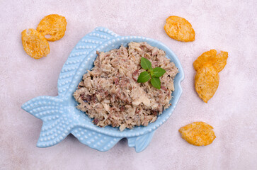Fish pate with bread