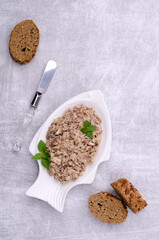 Fish pate with bread