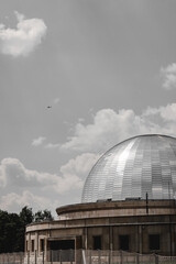 Chorzów, Silesia, Poland - 05.06.2022: The Revitalisation, architectural and urban development, Planetarium and Astronomical Observatory in Chorzów