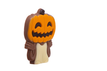 chocolate for halloween isolated