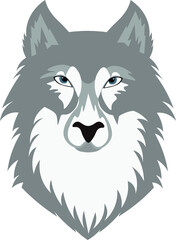 Gray Vector Wolf