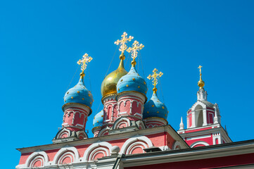 Church of George the Victorious at Barbarian street in Moscow, Russia