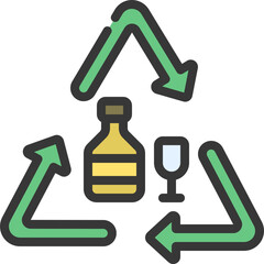 Recycle Glass Icon