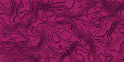 Sand Seamless Topographic Landscape Background. Wavy Relief Illustration Texture.Abstract background with waves. Abstract papercut and multi layer cutout geometric pattern on vector.