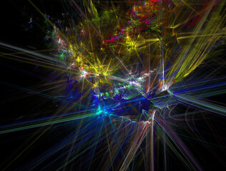 Imaginatory fractal abstract background Image