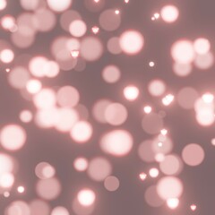 Bokeh Red  Abstract black Background