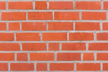 Red brick wall texture background