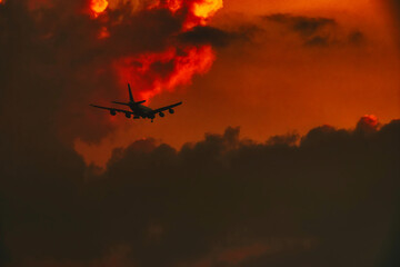 airplane flying in the sky