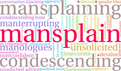 Mansplain Word Cloud