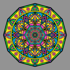 Mandalas for coloring book. Decorative round ornaments