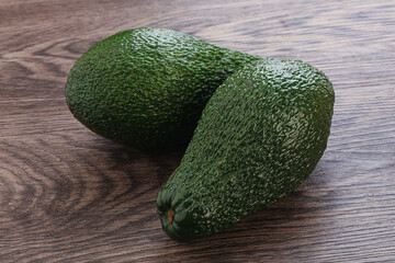 Fresh ripe green organic exotic avocado