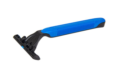 Razor for man care isolated on the white background