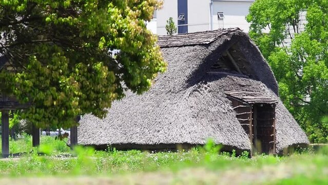 【登呂遺跡】竪穴式住居