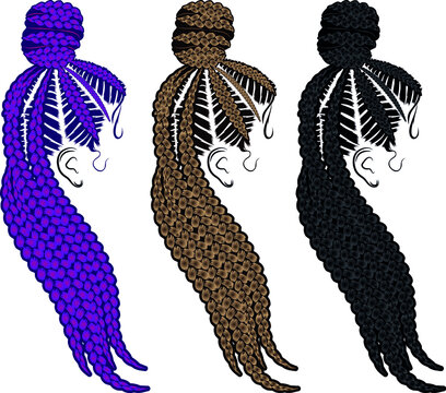 Dread hair women pretty style