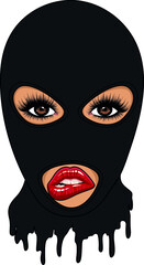Gangster mask women