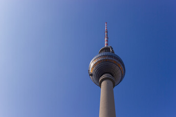 TV tower in Berlin - obrazy, fototapety, plakaty
