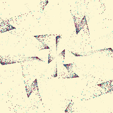Noise gradient swirl algorithm implementation illustration