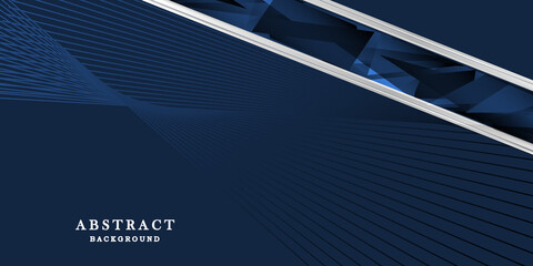 Abstract blue and silver background